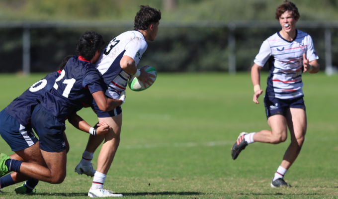 Players compete for places at Chula Vista. Photo Travis Prior. IG: @rugby_photog_co