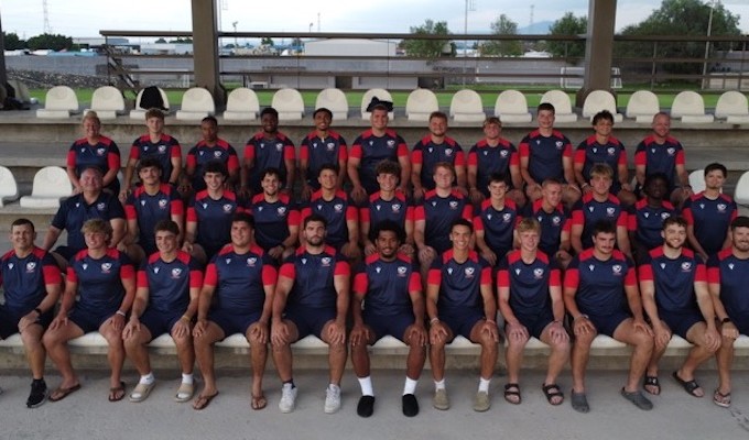 The USA U19s in Querétaro, Mexico.