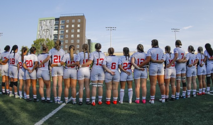 The USA U20s and U23s played two top college teams in Canada. Photo USA Rugby.