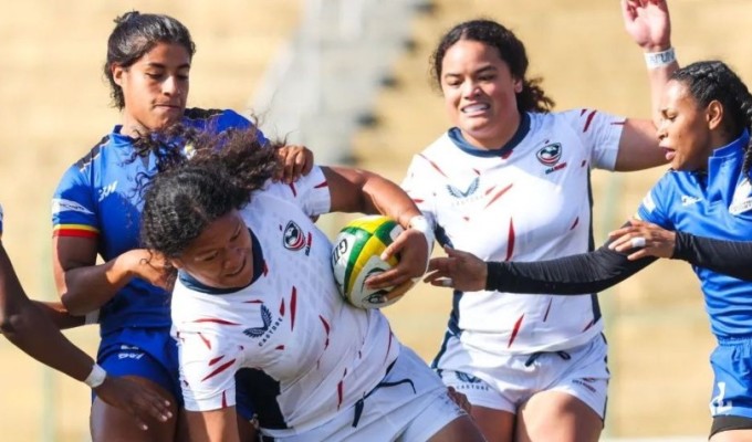 USA U23 Women's Colombia. Photo USA Rugby.