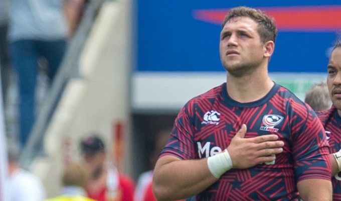 Bryce Campbell captains the USA again. Ian Muir photo.