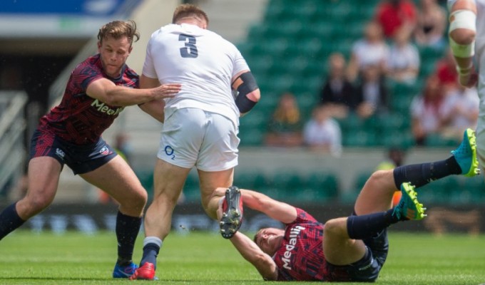 USA vs England. Ian Muir photo.