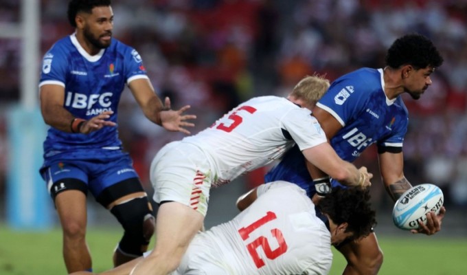 USA vs Samoa. Photo Paul Miller/Getty Images.