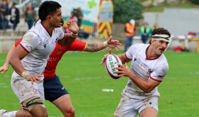 Erich Storti and Vili Helu. Photo USA Rugby.