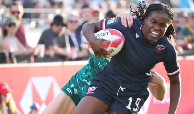 Kaylen Thomas is a talent. Photo Alex Ho / USA Rugby.
