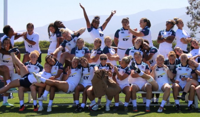 The USA team goofing around in Chula Vista in 2019. Mere Baker photo.