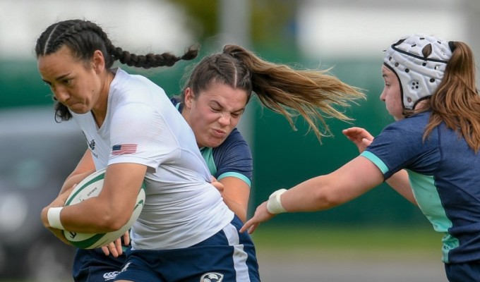 Hallie Taufoou is poised for a breakout. Ian Muir photo.