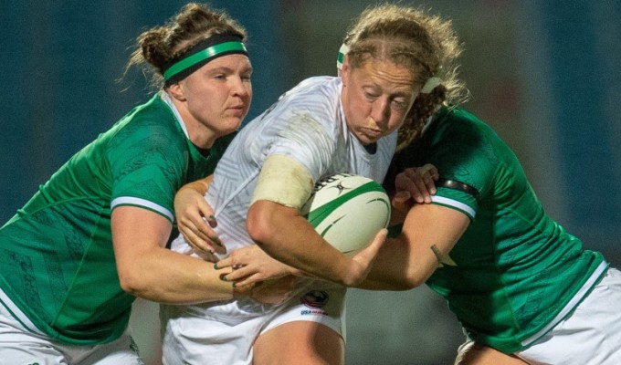 Kate Zackary captains the USA team. Ian Muir photo.