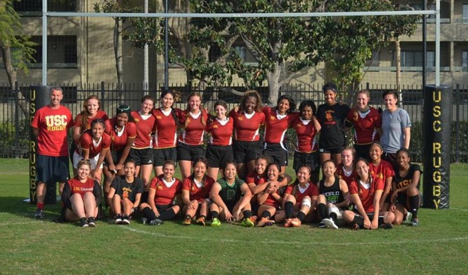 Photo courtesy of USC Women's Rugby