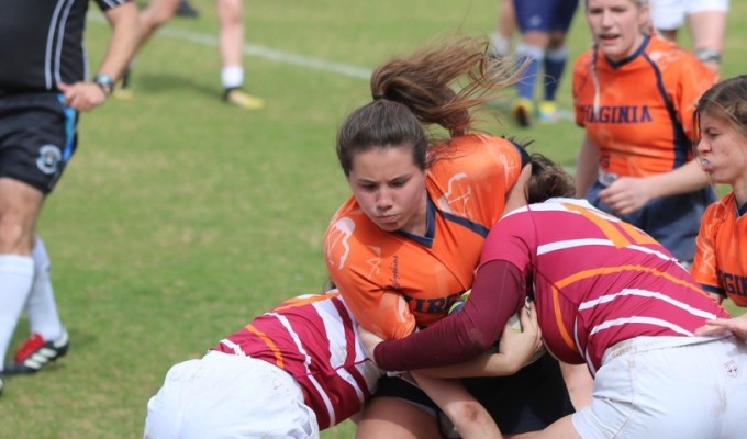 UVA vs Virginia Tech from Sunday. Photo UVA Women's Rugby.