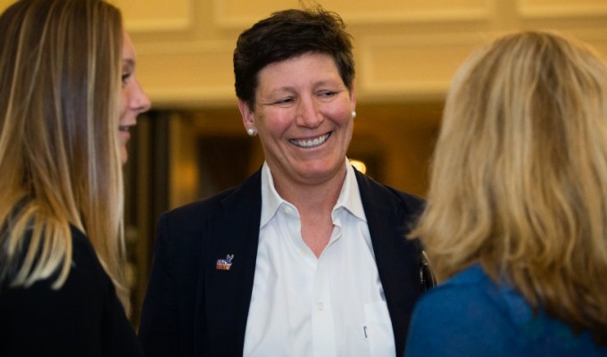 Tara Flanagan at the 2018 WAC Awards. Photo Washington Athletic Club.