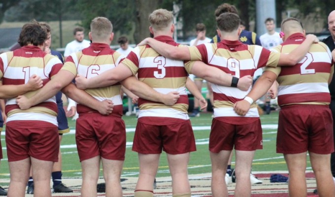 Walsh hangs tough in a tie with St. Bonaventure. Alex Goff photo.