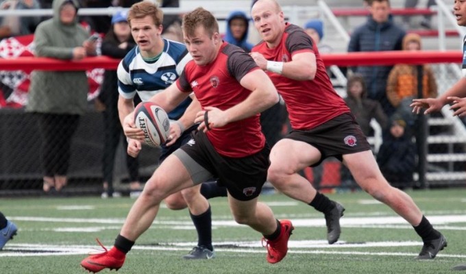 Jack Wendling on the charge for Central Washington. Photo CWU Athletics.