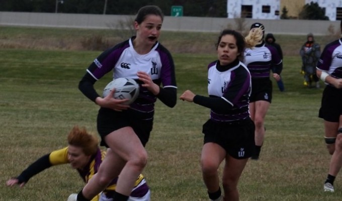 WInona State women in action this past fall.