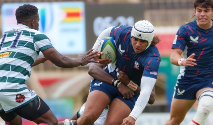 USA U20s vs Zimbabwe. Antony Munge-World Rugby