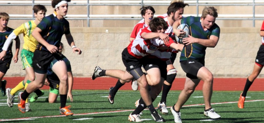 Ian Tarr powers ahead for LCC. Leslie Froud photo.