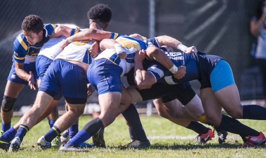 Scrum from past West Coast action. David Barpal.