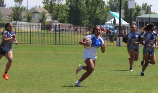Majestics in action during this past summer's NAI 7s. Alex Goff photo.