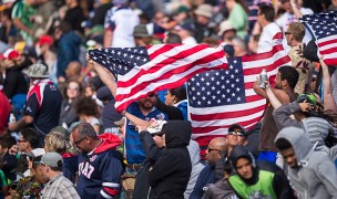 US fans at the USA 7s. David Barpal photo.