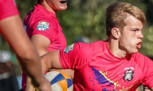 Gorilla Rugby at the 2019 Tropical 7s. Lisa Schlager photo.