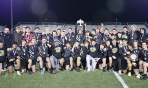 The Providence HS team celebrates winning their North Carolina single-school title.