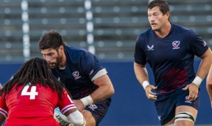 Greg Peterson gets his 50th cap. David Barpal photo.