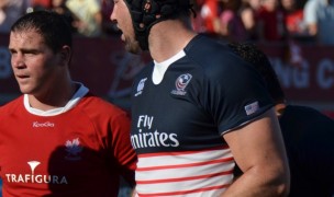 Aaron Carpenter gets his game face on against the USA. Mike Bobis photo.