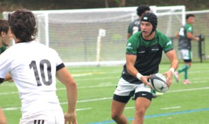 This is Babson vs AIC in 15s, but it has Reed Santos in the photo so we're using it. Alex Goff photo.