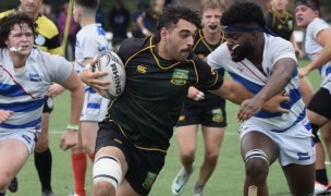 Anthony Casablanca charges on for University of Vermont.