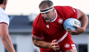 Tyler Ardron returned to the Canadian team and made a huge impact. Photo Rugby Canada.