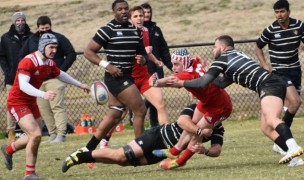 Lindenwood beat Arkansas State (in red) a month ago. Richard Carvell photo.