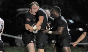 Meehan and the Black Knights had reason to celebrate. Photo Army Athletics.