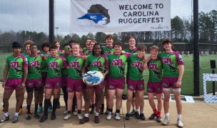 Atlanta Aliens won their bracket at the Carolina Ruggerfest.