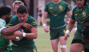 Baylor will look to win the physical battle. Photo Baylor Rugby.