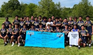 Champions. The Belmont Shore team after beating the San Diego Mustangs in the final.