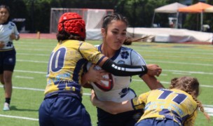 Belmont Shore U16s vs U14s during the National Sevens Youth National Championships. Alex Goff photo.