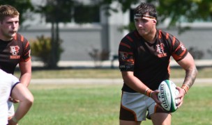 Bowling Green hooker Ben Young scored two tries. Photo Roger Mazzarella.