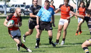 Beau Abbott navigates a counter-attack against WMU. Alex Goff photo.