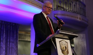 Brian Vizard at the recent 2024 US Rugby Hall of Fame event.