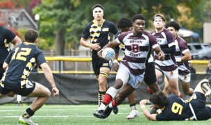 Brown vs AIC. Photos by @CoolRugbyPhotos.