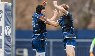 BYU moves on. Photo Matthew Norton for BYU Rugby.