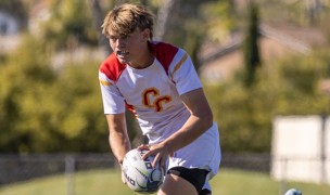 Kingston Hawkins for Cathedral Catholic in Southern California. Photo John Fraser.