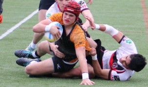 Charlotte Tigers in action at the Carolina Ruggerfest. Alex Goff photo.