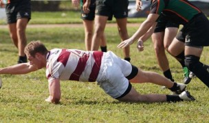 Chico State scored against New Mexico. Photo Chico State Rugby.