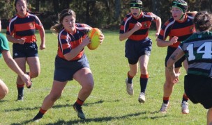 Coast Guard was very close to winning their conference. Photo USCGA Women's Rugby.