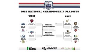 The D1A playoff bracket for 2023.