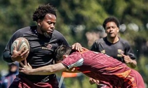 Perry in action for Kutztown.