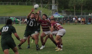 Every ball was in contention. Dartmouth vs Kutztown. Alex Goff photo.