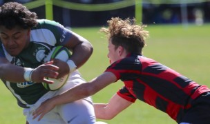 JJ Tofaeono makes a move for De La Salle. Mike Taft photo.