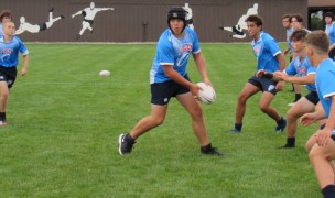 Players at the younger EIRA camp in Elkhart, Ind. Alex Goff photo. 